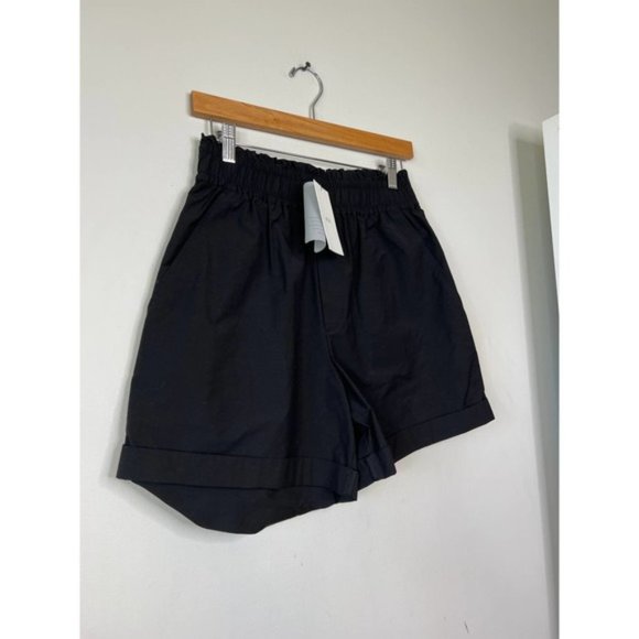 A.L.C Kaleb Pull On High Rise Fixed Cuff Shorts Women's Black Size: Small NWT - Picture 3 of 7